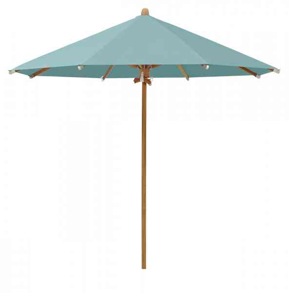 TEAKWOOD Sonnenschirm 350 cm rund, inklusive Schutzhülle