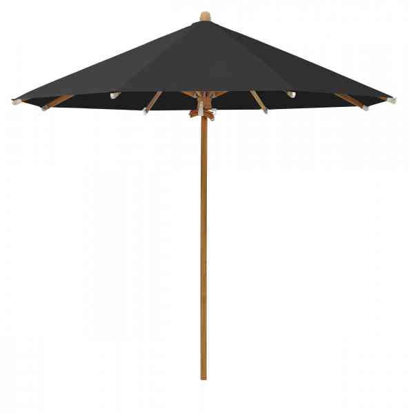 TEAKWOOD Sonnenschirm 300 cm rund, inklusive Schutzhülle