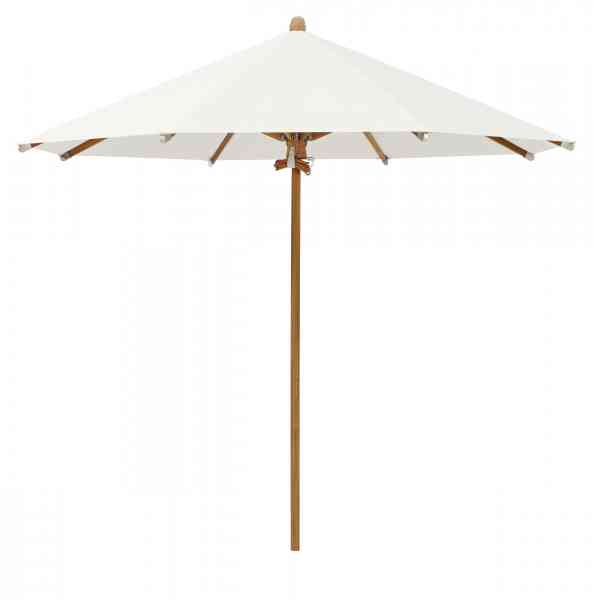 TEAKWOOD Sonnenschirm 350 cm rund, inklusive Schutzhülle