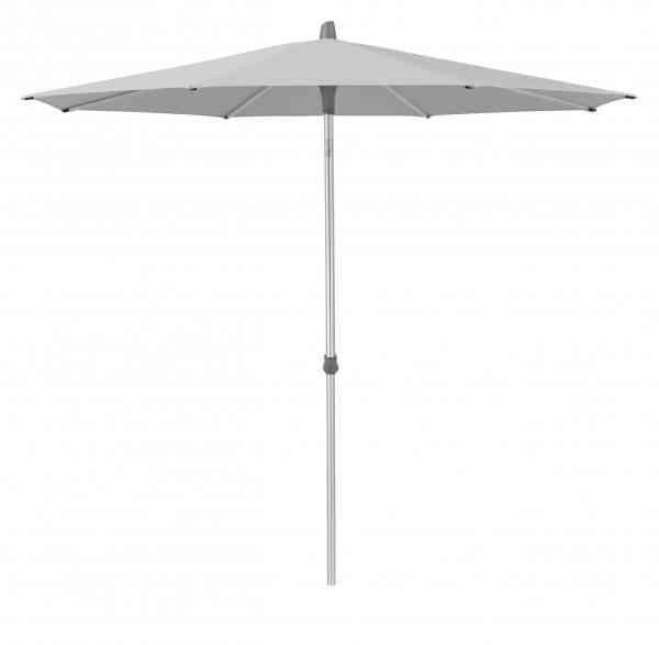 ALU-SMART Sonnenschirm 250 cm rund mit Knick und Höhenverstellung