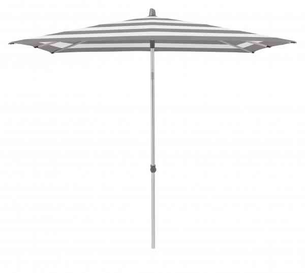 ALU-SMART Sonnenschirm 250 x 200 cm rechteckig mit Knick und Höhenverstellung
