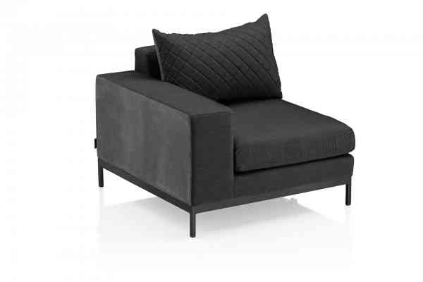 EGO LOUNGE MODULAR ENDTEIL LINKS SUNBRELLA SOOTY