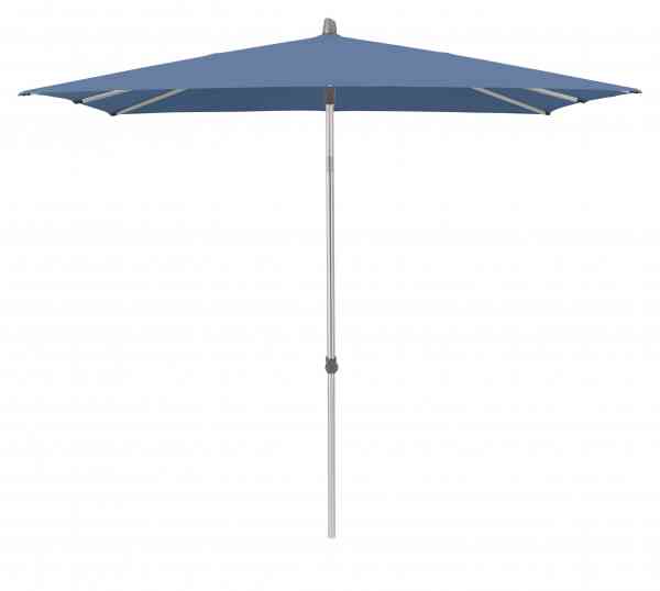 ALU-SMART Sonnenschirm 240 x 240 cm quadratisch mit Knick und Höhenverstellung