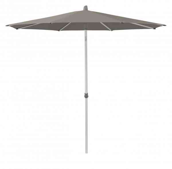 ALU-SMART Sonnenschirm 250 cm rund mit Knick und Höhenverstellung