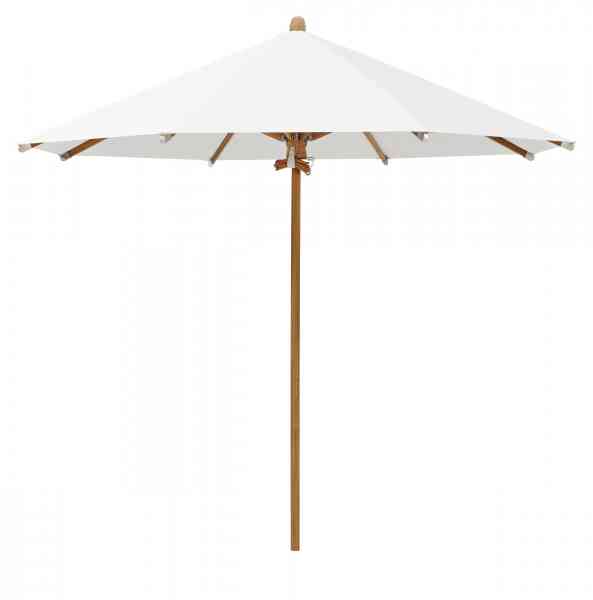 TEAKWOOD Sonnenschirm 350 cm rund, inklusive Schutzhülle