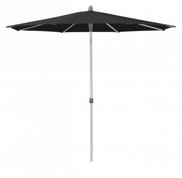 ALU-SMART Sonnenschirm 200 cm rund mit Knick und Höhenverstellung