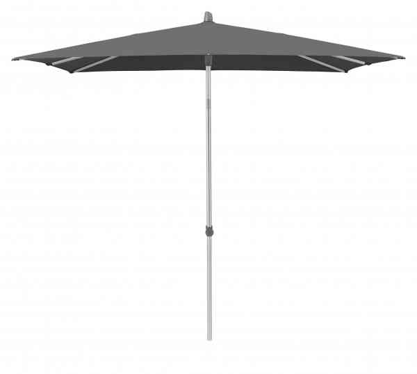 ALU-SMART Sonnenschirm 240 x 240 cm quadratisch mit Knick und Höhenverstellung