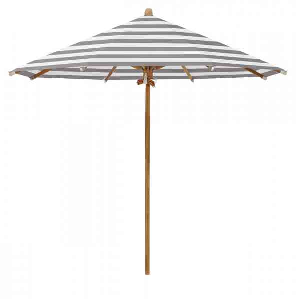 TEAKWOOD Sonnenschirm 350 cm rund, inklusive Schutzhülle