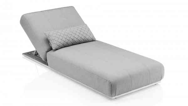 EGO SONNENLIEGE Aluminium / Sunbrella-Stoff