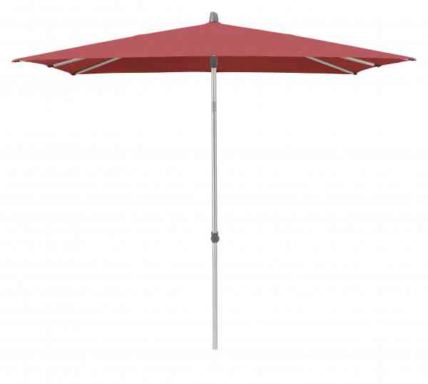 ALU-SMART Sonnenschirm 240 x 240 cm quadratisch mit Knick und Höhenverstellung