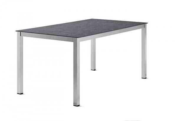 LOFT Tisch 220 x 100 cm mit Aluminiumgestell und Polytec Tischplatte