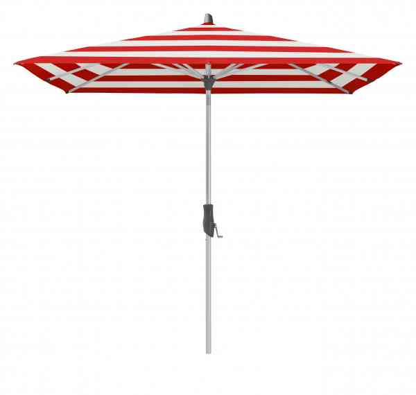 ALU-TWIST Sonnenschirm 240 x 240 cm quadratisch