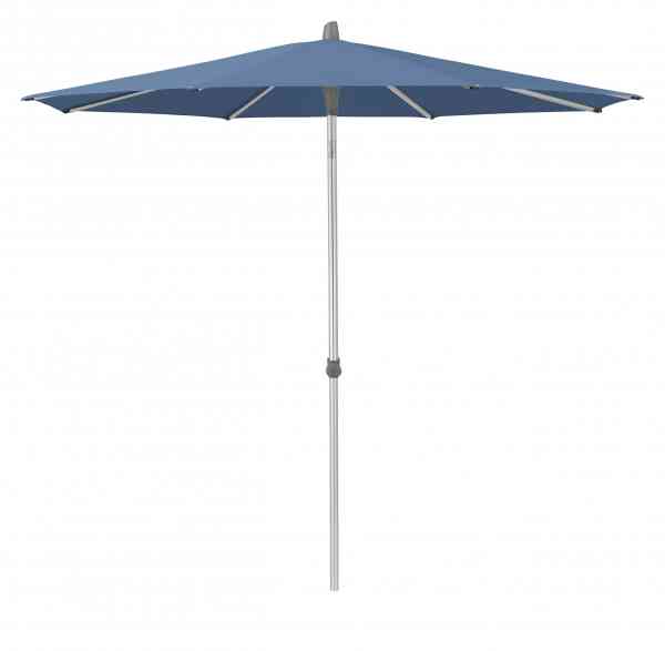 ALU-SMART Sonnenschirm 250 cm rund mit Knick und Höhenverstellung