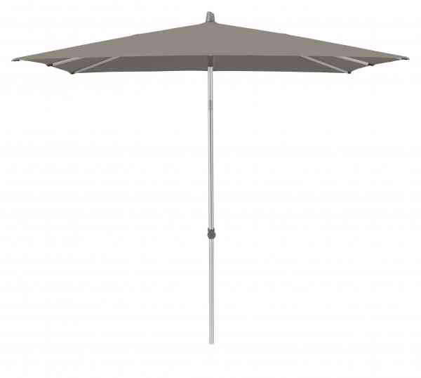 ALU-SMART Sonnenschirm 240 x 240 cm quadratisch mit Knick und Höhenverstellung