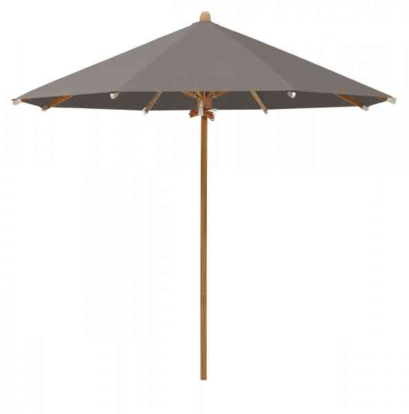 TEAKWOOD Sonnenschirm 300 cm rund, inklusive Schutzhülle