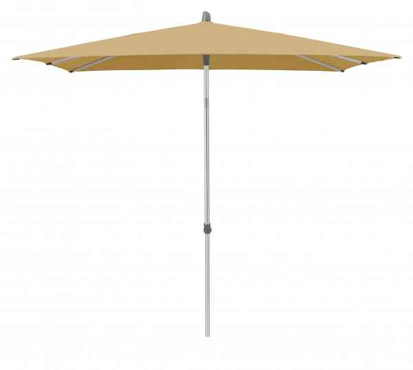 ALU-SMART Sonnenschirm 240 x 240 cm quadratisch mit Knick und Höhenverstellung