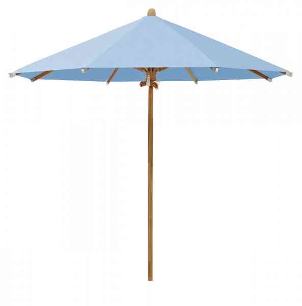 TEAKWOOD Sonnenschirm 350 cm rund, inklusive Schutzhülle