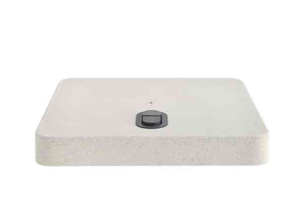 Rollensockel Z, 90 kg Beton hell, ohne Standrohr