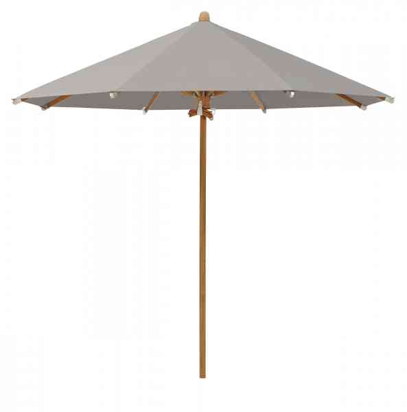 TEAKWOOD Sonnenschirm 300 cm rund, inklusive Schutzhülle