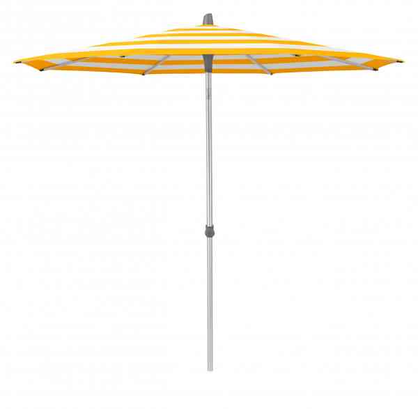 ALU-SMART Sonnenschirm 300 cm rund mit Knick und Höhenverstellung