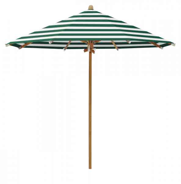 TEAKWOOD Sonnenschirm 300 cm rund, inklusive Schutzhülle