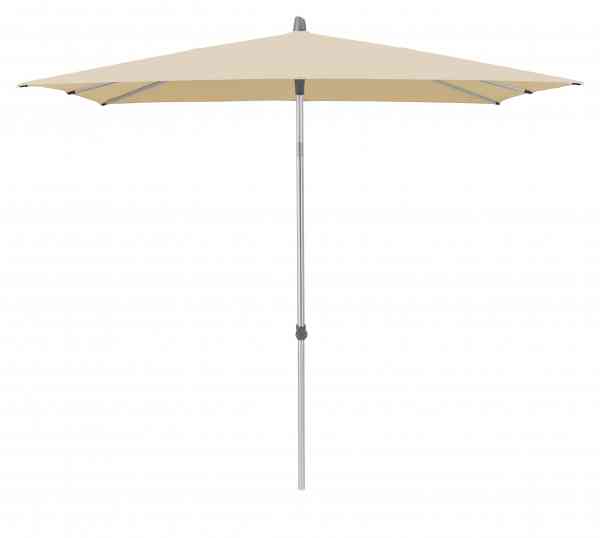 ALU-SMART Sonnenschirm 240 x 240 cm quadratisch mit Knick und Höhenverstellung