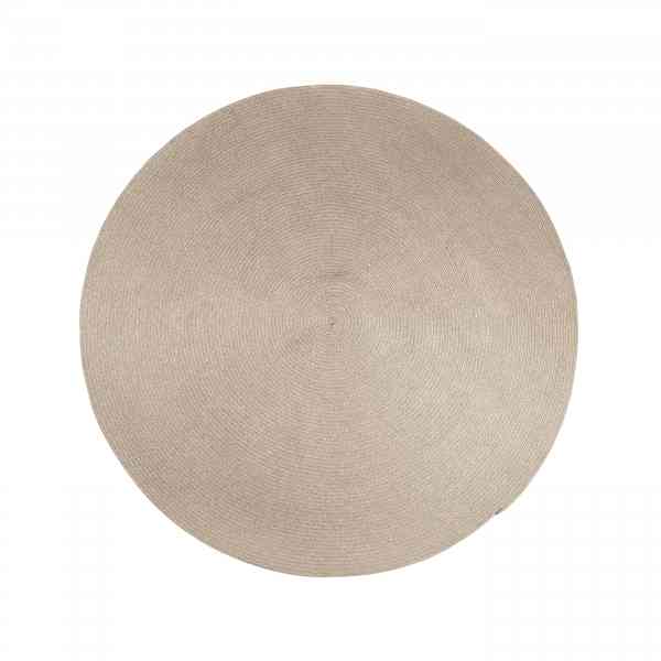 Outdoor Teppich Ø 200 cm rund I 100% Polypropylen handvernäht