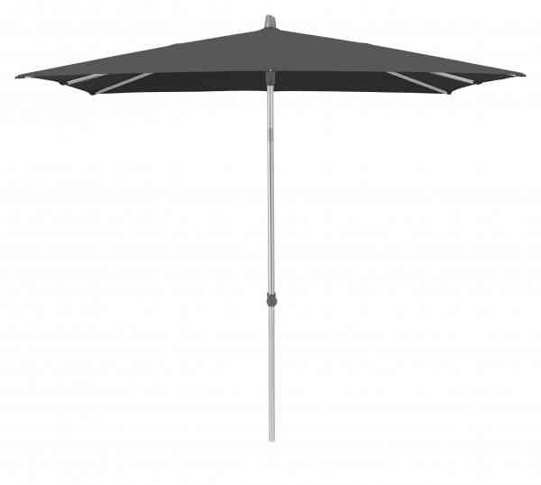 ALU-SMART Sonnenschirm 250 x 200 cm rechteckig mit Knick und Höhenverstellung