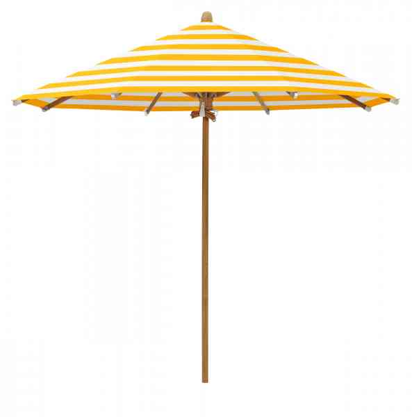 TEAKWOOD Sonnenschirm 350 cm rund, inklusive Schutzhülle