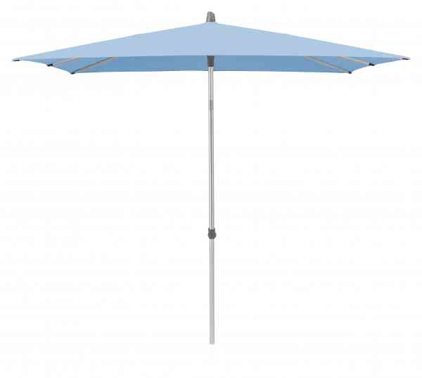 ALU-SMART Sonnenschirm 240 x 240 cm quadratisch mit Knick und Höhenverstellung