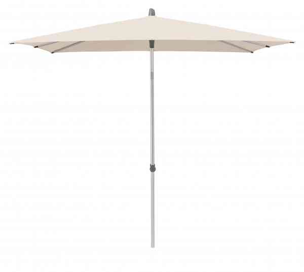 ALU-SMART Sonnenschirm 200 x 200 cm quadratisch mit Knick und Höhenverstellung