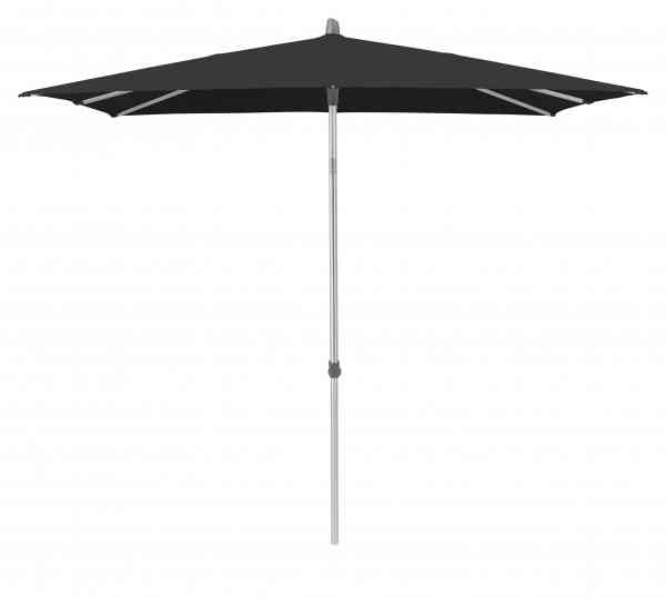 ALU-SMART Sonnenschirm 200 x 200 cm quadratisch mit Knick und Höhenverstellung