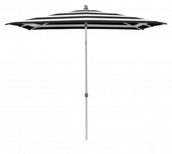ALU-SMART Sonnenschirm 200 x 200 cm quadratisch mit Knick und Höhenverstellung