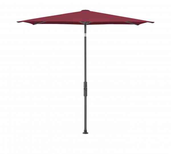TWIST Sonnenschirm 250 x 200 cm rechteckig Stoff 436 wine ABVERKAUF
