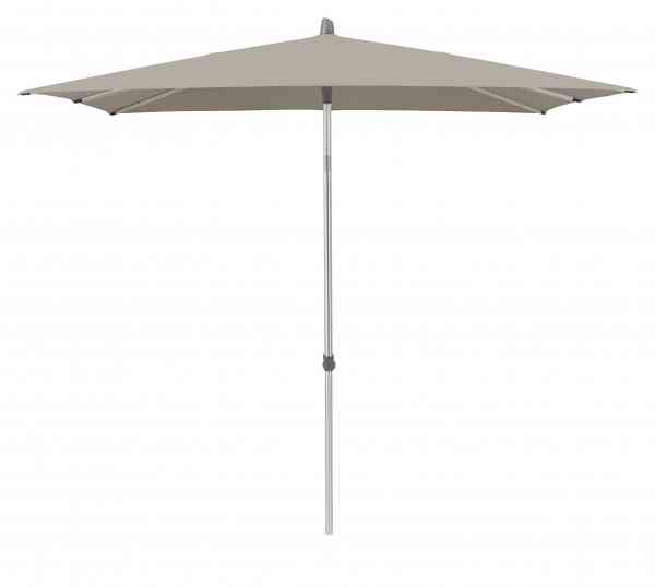 ALU-SMART Sonnenschirm 200 x 200 cm quadratisch mit Knick und Höhenverstellung