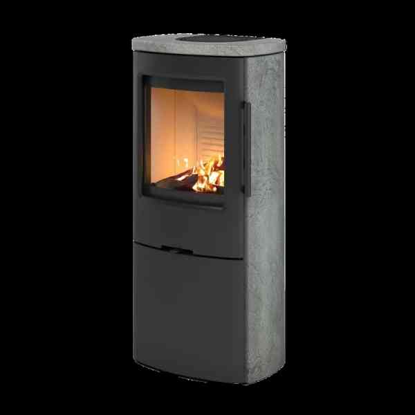 TT44HSCG Kaminofen mit Termastone® Verkleidung Grey, 5 kW