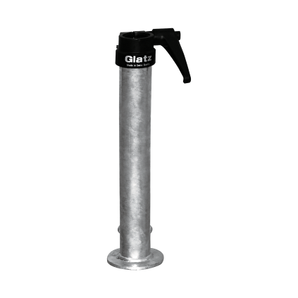 Standrohr Z Stahl feuerverzinkt, 48 / 55 mm mit Schnellspanner