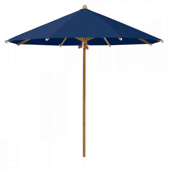 TEAKWOOD Sonnenschirm 300 cm rund, inklusive Schutzhülle