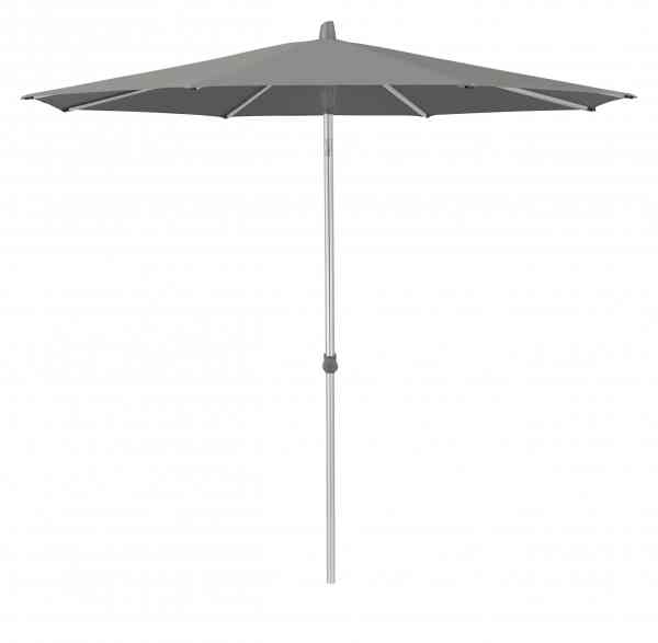 ALU-SMART Sonnenschirm 250 cm rund mit Knick und Höhenverstellung
