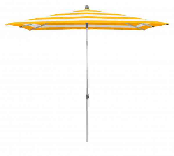 ALU-SMART Sonnenschirm 240 x 240 cm quadratisch mit Knick und Höhenverstellung