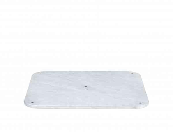 Stahlsockel Z 40 kg feuerverzinkt, 58,5 x 58,5 x 2 cm, ohne Standrohr