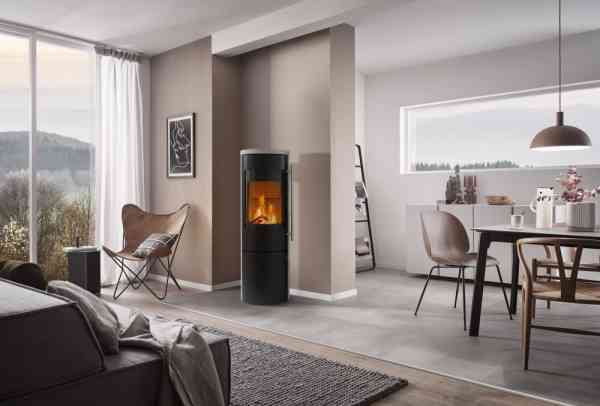 Olsberg Alor Plus Compact Kaminofen 6 kW | Erhöhte Panorama-Sicht