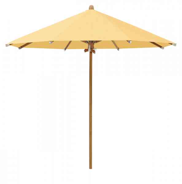 TEAKWOOD Sonnenschirm 350 cm rund, inklusive Schutzhülle