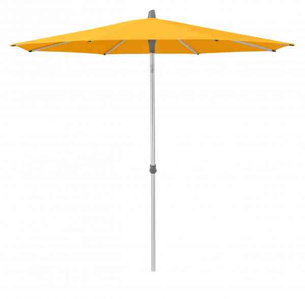 ALU-SMART Sonnenschirm 200 cm rund mit Knick und Höhenverstellung