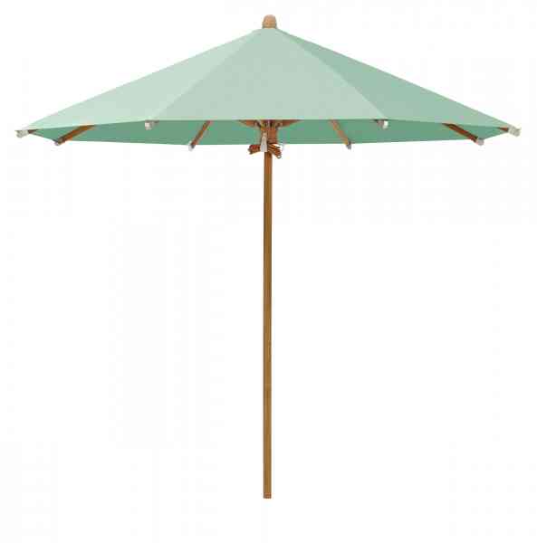 TEAKWOOD Sonnenschirm 300 cm rund, inklusive Schutzhülle