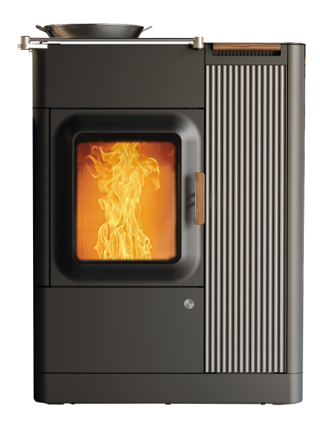 MO DUO COOK Hybrid Kombiofen Pellet &amp; Scheitholz 2,8 - 9,4 kw
