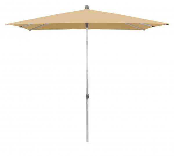 ALU-SMART Sonnenschirm 200 x 200 cm quadratisch mit Knick und Höhenverstellung