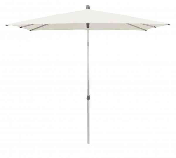 ALU-SMART Sonnenschirm 200 x 200 cm quadratisch mit Knick und Höhenverstellung