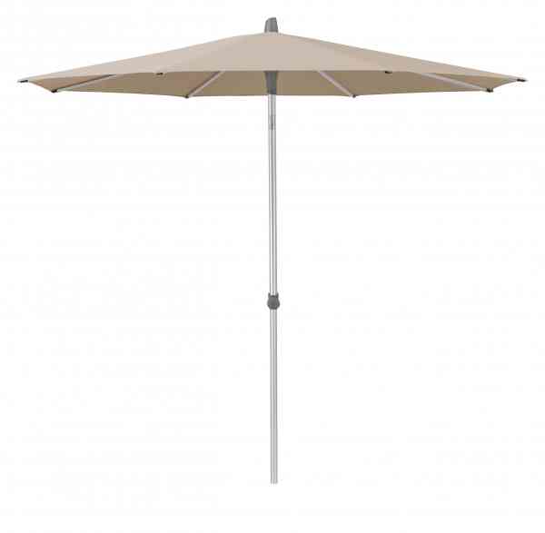 ALU-SMART Sonnenschirm 200 cm rund mit Knick und Höhenverstellung