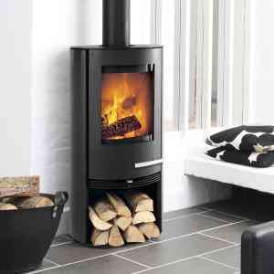 TT20R Kaminofen Stahlseiten Rund, 5 KW